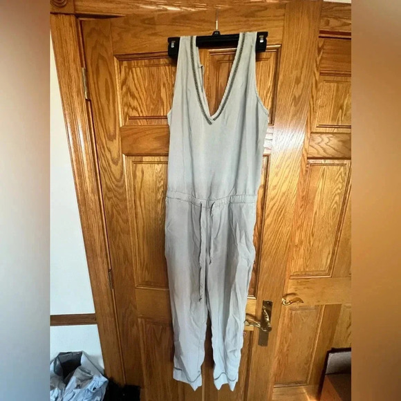 Anthropologie - Cloth & Stone - Drawstring Jumpsuit - Picture 6 of 8